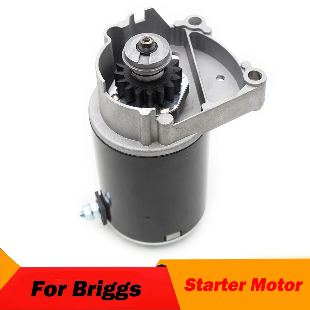Electrical Starter Motor 393017 497596 For Briggs & Stratton Twin Cylinder 14hp For Air Cooled 14HP Horizontal AM38984 LG497596