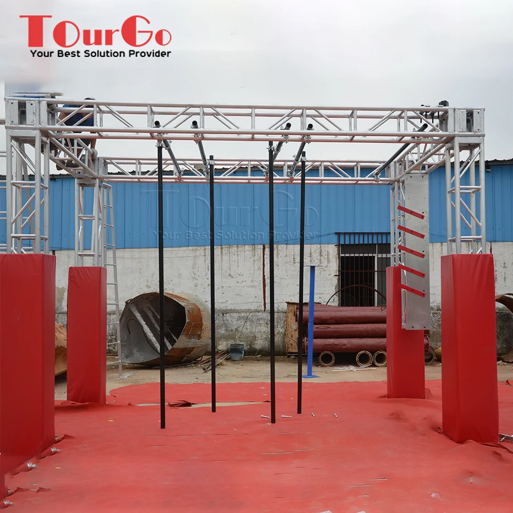 아메리칸 닌자 워리어 장애물 연어 사다리 - 투어고