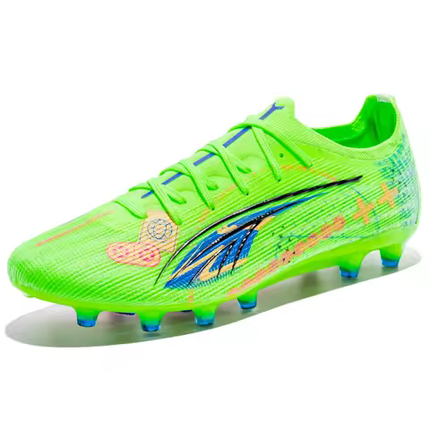 Profession Men Football Field Boots Original Indoor Society Training Women Soccer Cleats Non Slip Kids Studded Football Shoes