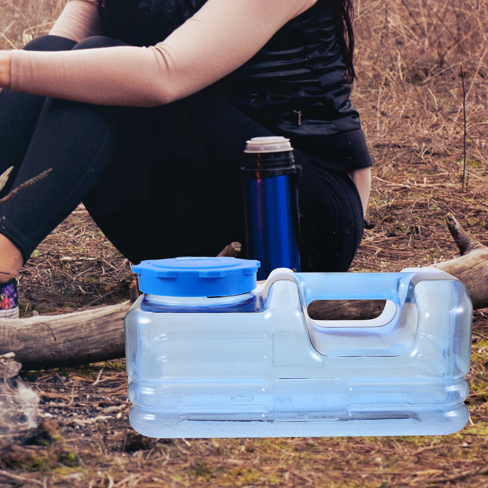 

1 Set Camping Storage Jug Portable Water Container Heavy Duty Reusable Water Tank For Outdoor Picnic Car Home Emergency Use