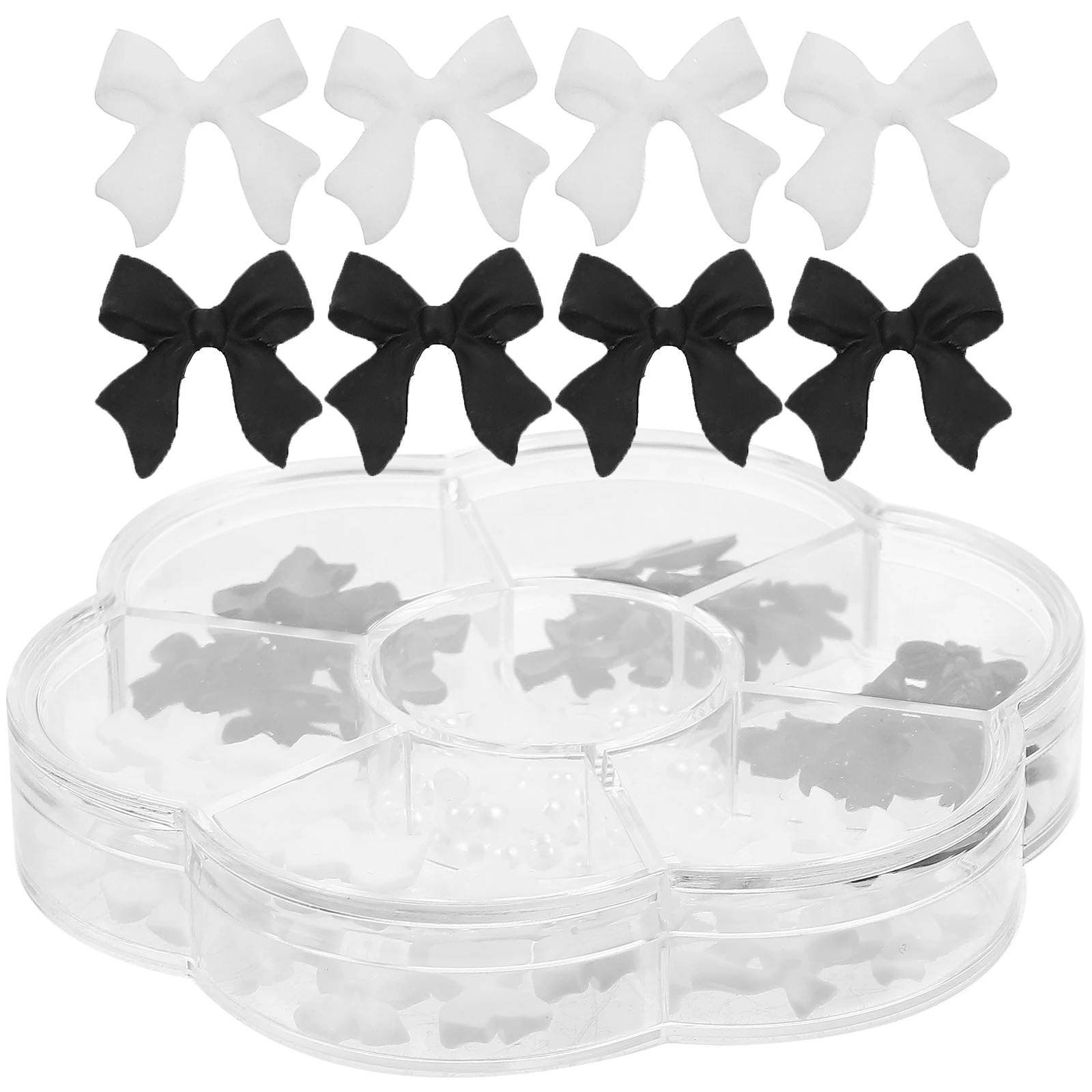 

Nail Art Accessories Pearl Charms Bowtie Flat Back Supplies nament Elegant Beautiful Unique Nail Beads Jewels