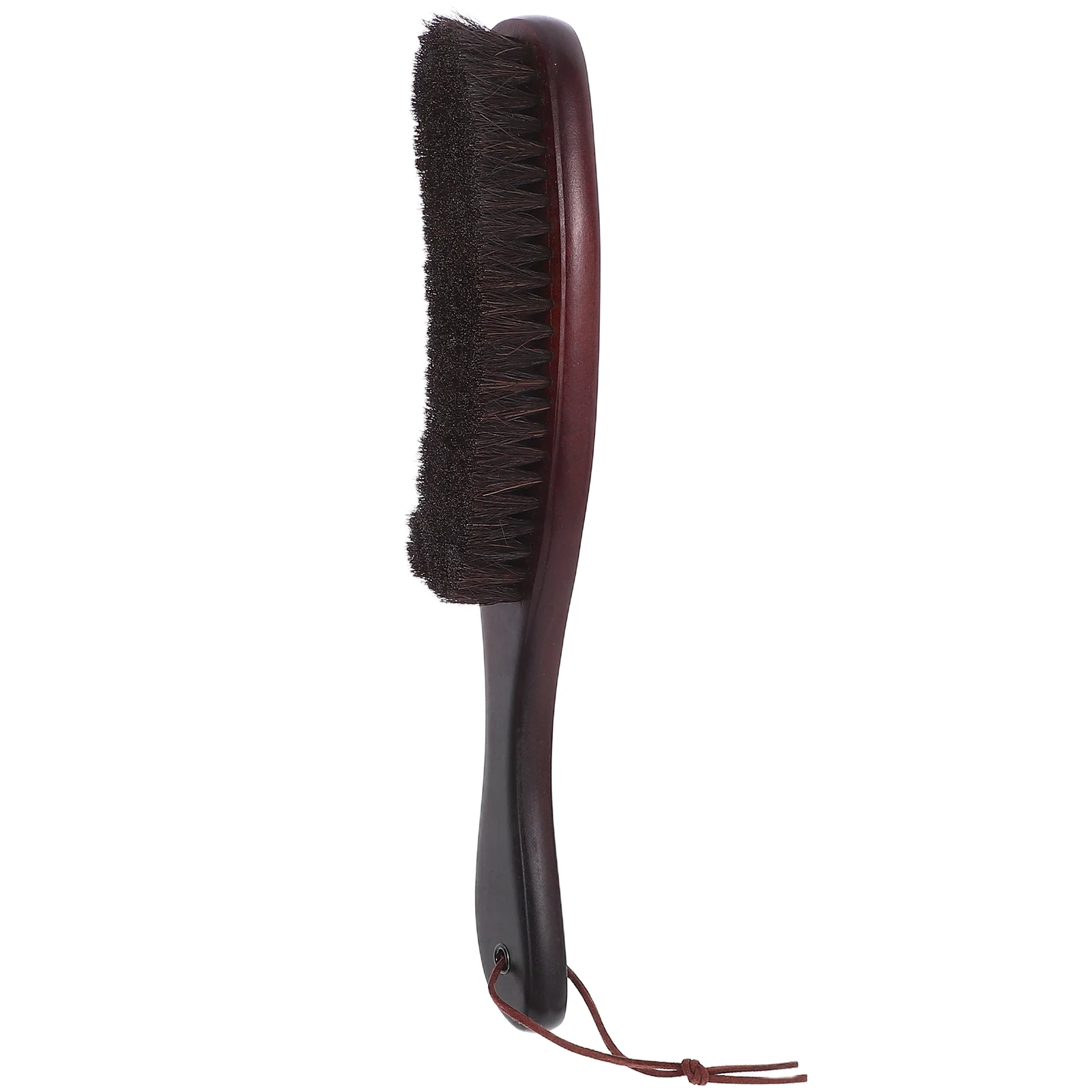 

Horsehair Dusting Brush Wooden Handle Black Clothing Cleaning Multi Functional Body Lint Removal Home Office Car Interior