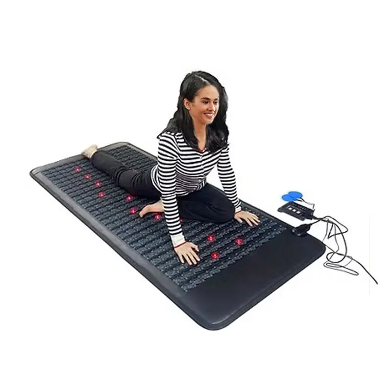 190*80 Cm Heating Mat Natural Jade Hot Stone Pad  Head Massage Mattress for Home Use Amethyst Thermostatic Mat
