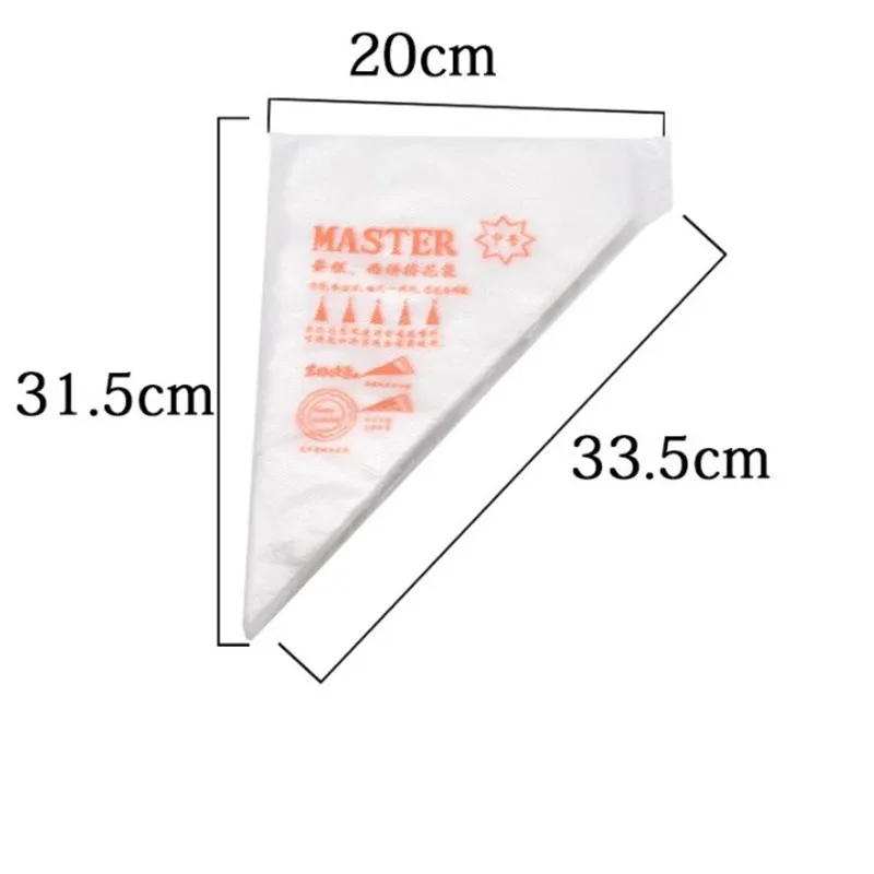 500/300/100 Stuks Wegwerp Gebak Spuitzakken Cake Crème Decoratie Keuken Icing Nozzle Zakken Voedsel Cup bakken Tools