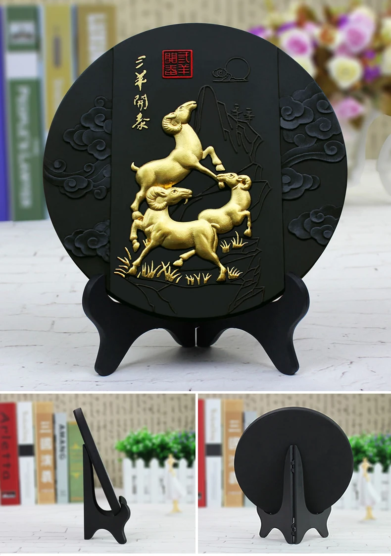 HOT SALE-- HOME OFFICE GIFT efficacious Mascot Talisman # Southeast Asia Thailand  SAN YANG KAI TAI GOOD LUCK  FENG SHUI statue