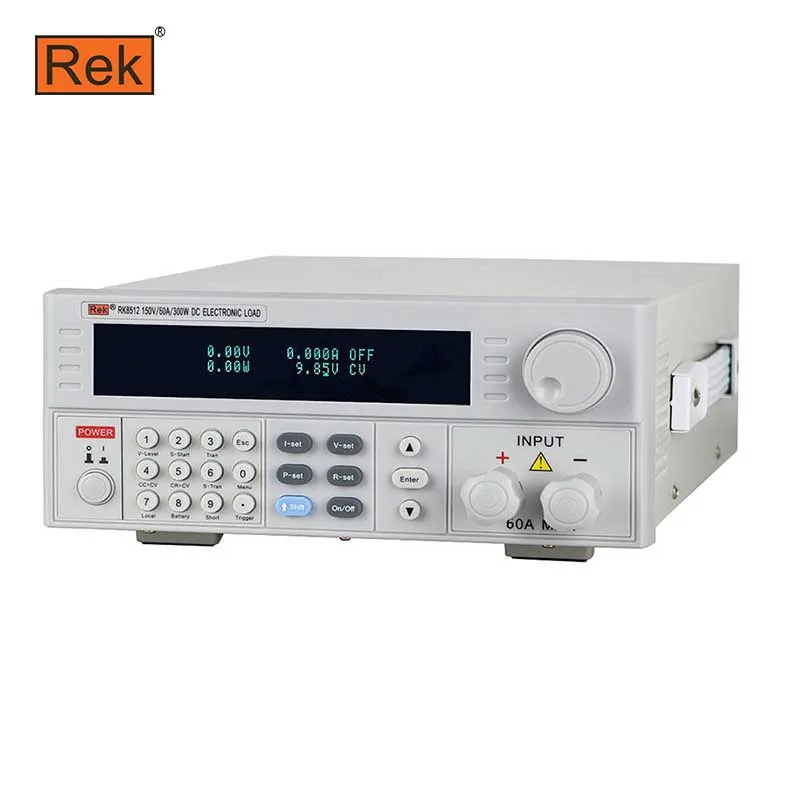 전자 부하 RK8512 전압 150V 전류 60A 전원 300W, 옵션 RS232 인터페이스, 지지대 동적 자동 테스트, 중국