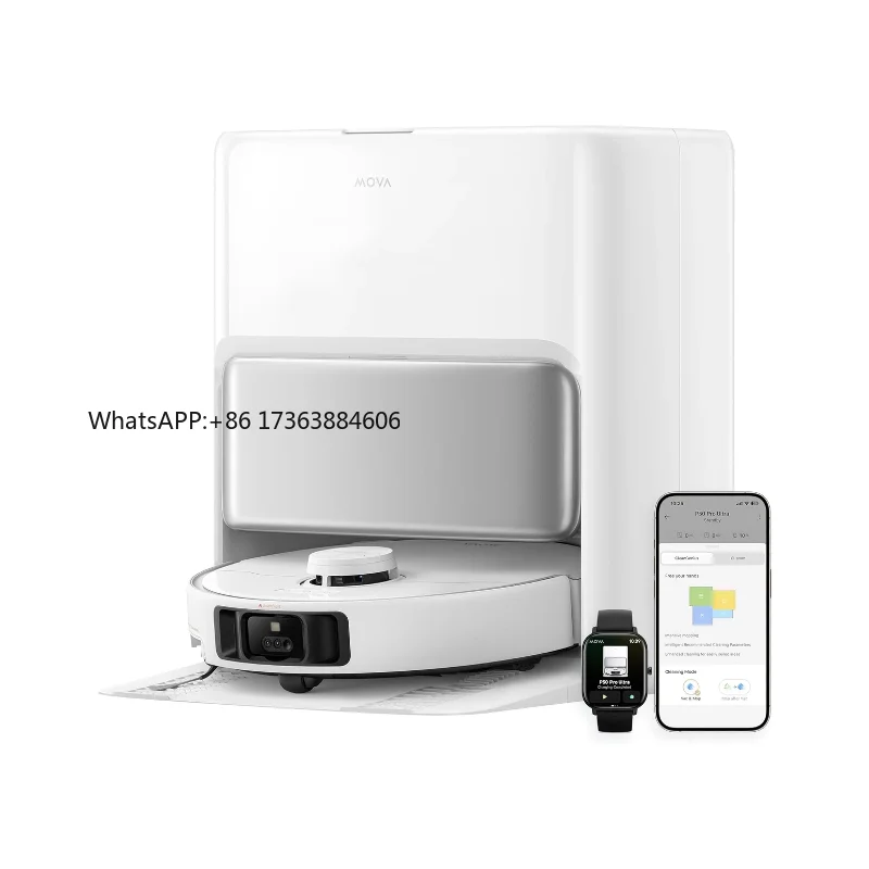 

Mova P50 Pro R obot Vacuum Cleaner 19000Pa High Suction Anti-Tangle Brush Extensive Self-Drying Mop Washboard Auto LDS Wet & Dry