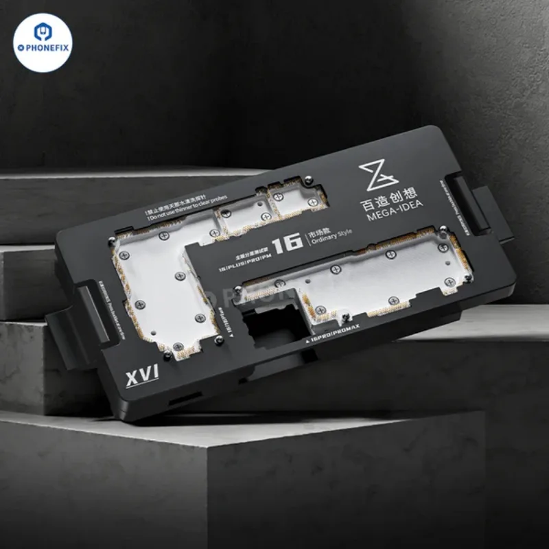 MEGA-IDEA 4 в 1, IPhone 16/16 Plus/16 Pro/16 Pro Max, многослойная тестовая рамка для материнской платы для телефона, приспособление для ремонта слоя печатной платы