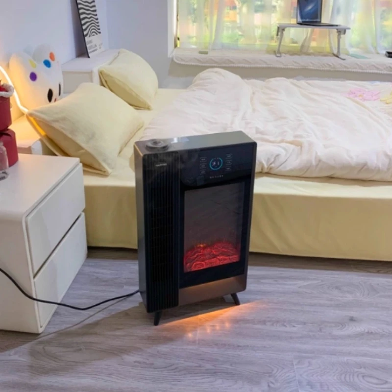 Luxury Living Room Fireplaces Simulation Fire Roasting Stove Heater for Room Small Fireplaces Home Energy-saving Electric Heater