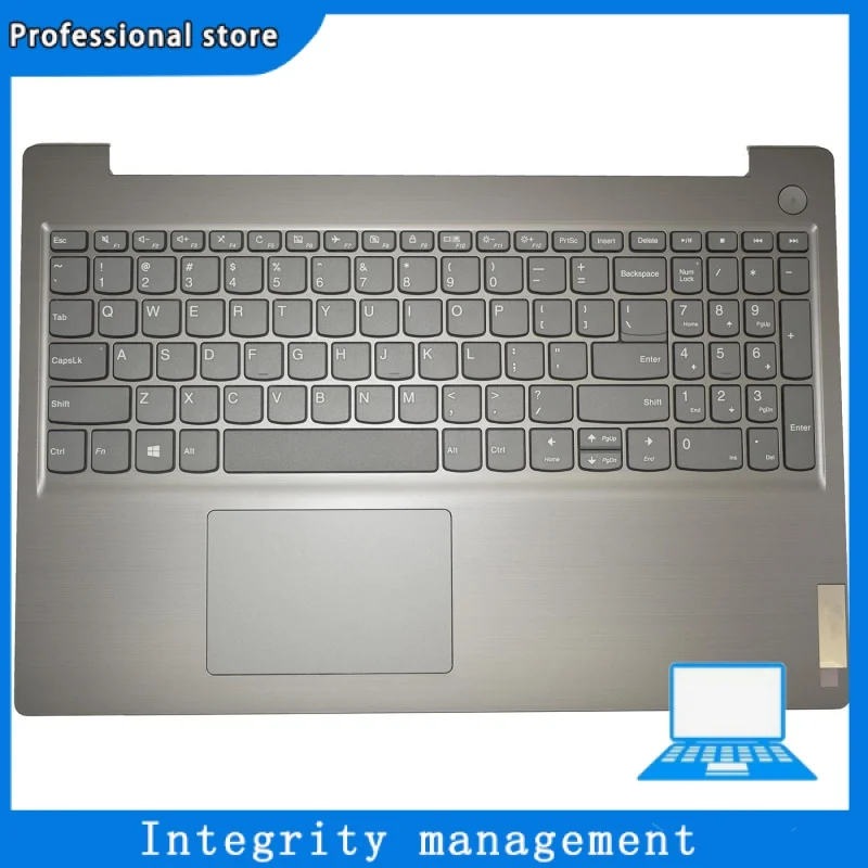 Palmrest superior tampa do teclado para Lenovo, V15, G1-IML, 82NB, 5CB1C17444, Novo