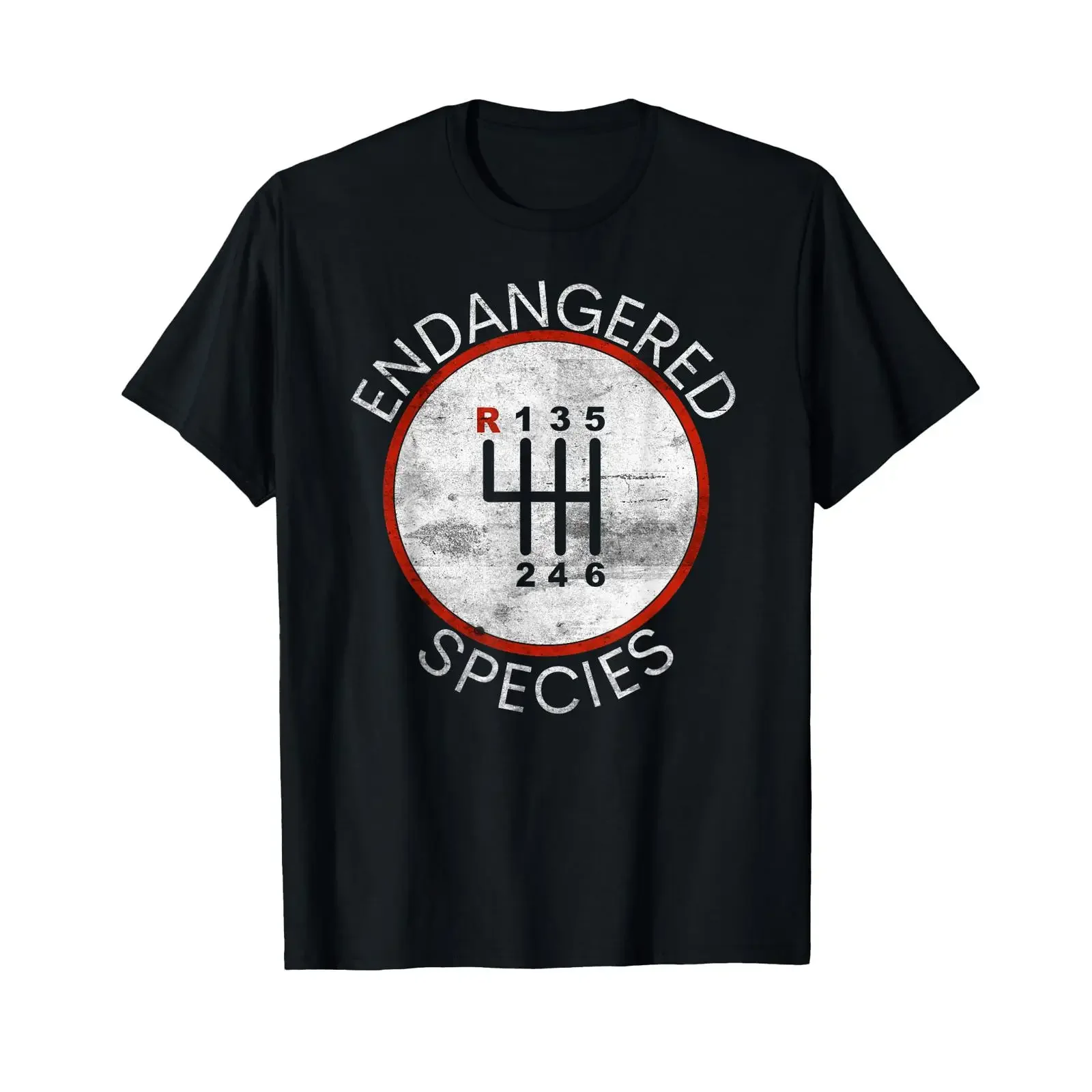 Cool Endangered Species Manual Gearbox Stick Shift 6 Speed T Shirt vintage Washed Stretched Soft Unisex Breathable Stylish