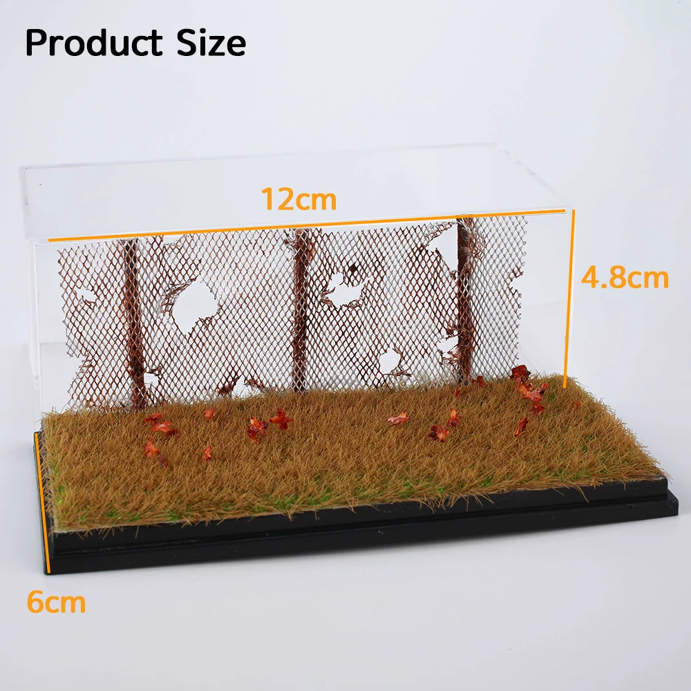 GachaBox الخريف القفار 1/64 الاكريليك نموذج سيارة عرض صندوق تخزين غطاء غبار صندوق مسبق الصنع المهنية للعجلات الساخنة AW #6