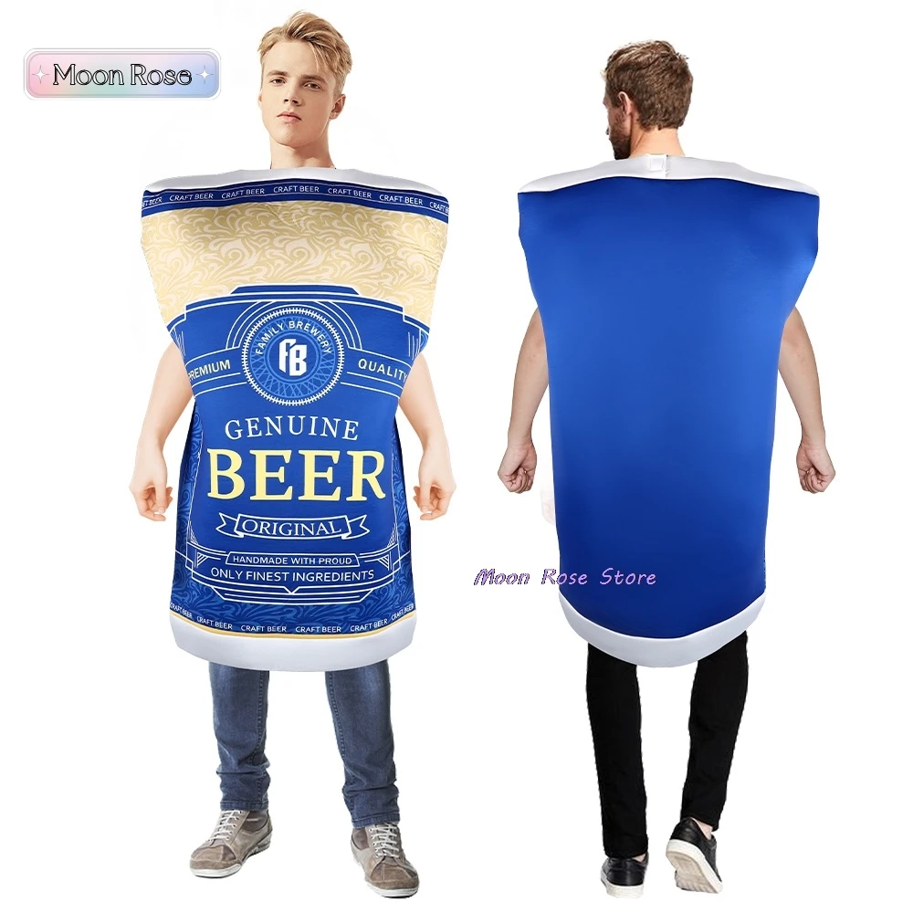 

Halloween Costumes Canned Beer Cosplay Party Play Stage Performance Costume Composite Sponge Costume Beer Suit