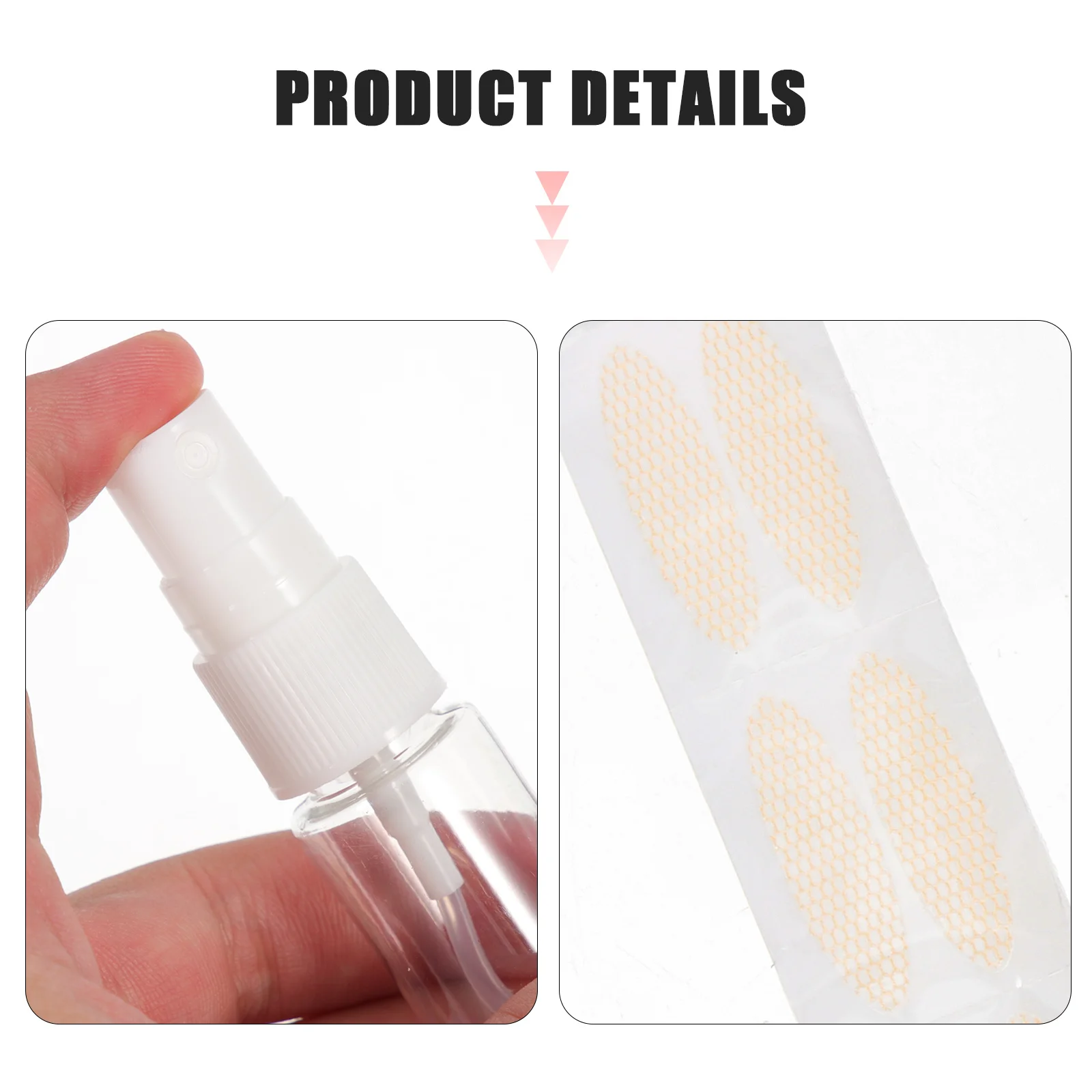 

1 Set Double Eyelid Tapes Strips For Women Waterproof Long-Lasting Natural Look Self-Adhesive Eyelid Strip