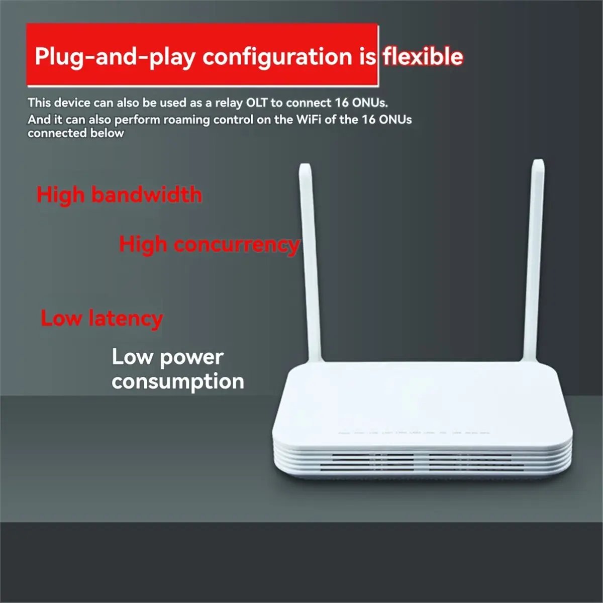 EG8145X6 GPON ONU جيجابت مودم الألياف ثنائي النطاق WIFI6 4GE + 1TEL + 2.4G + 5G WIFI AX3000MPS لـ FiberHome #3