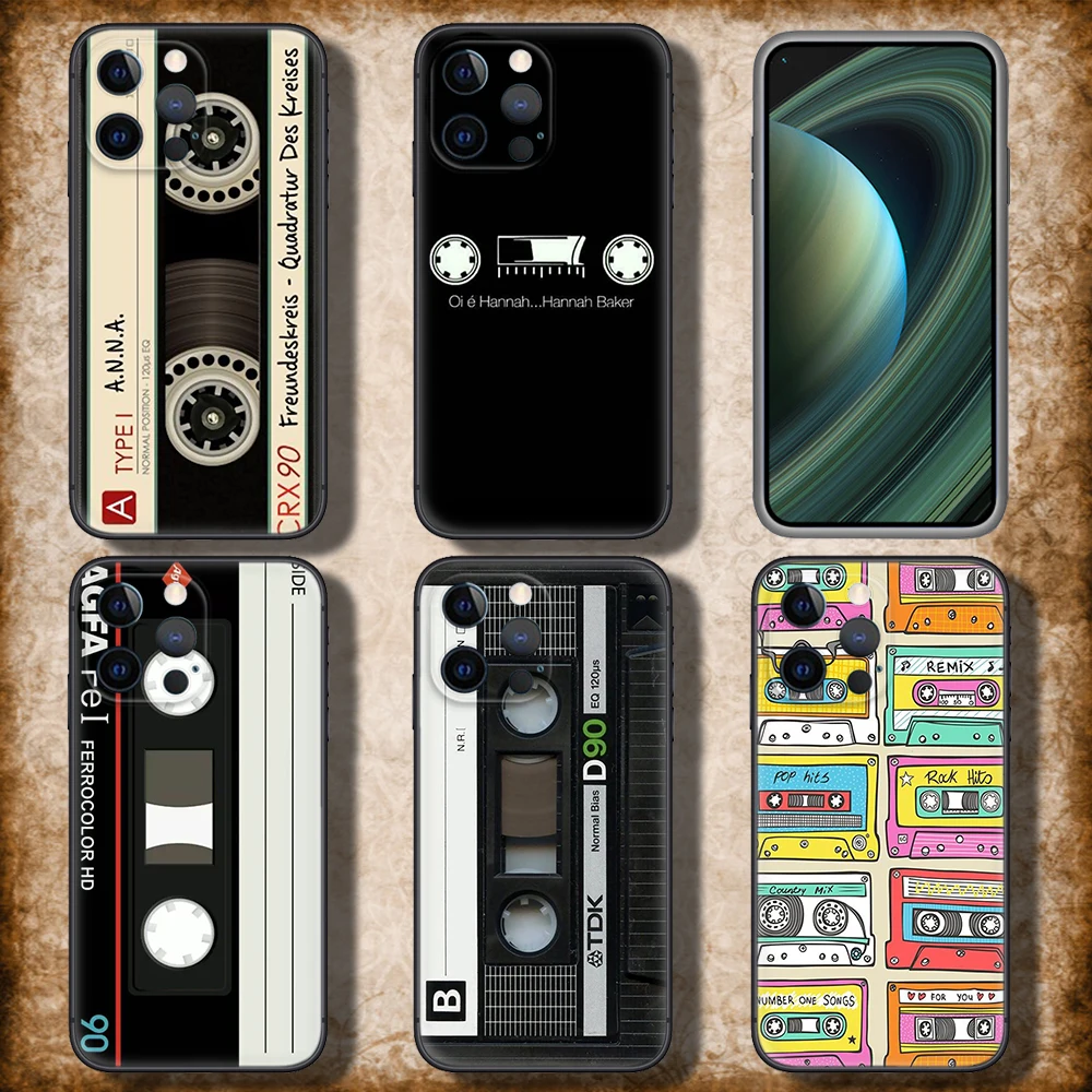 257C Retro tape Soft Case for Huawei Y5P Y6P Y7A Y8P Y9A Y6 Y7 Y8S Y9S Y9 Prime Nova 9 9I 4E 5T 7 Mate 10 Lite 20 Pro P30