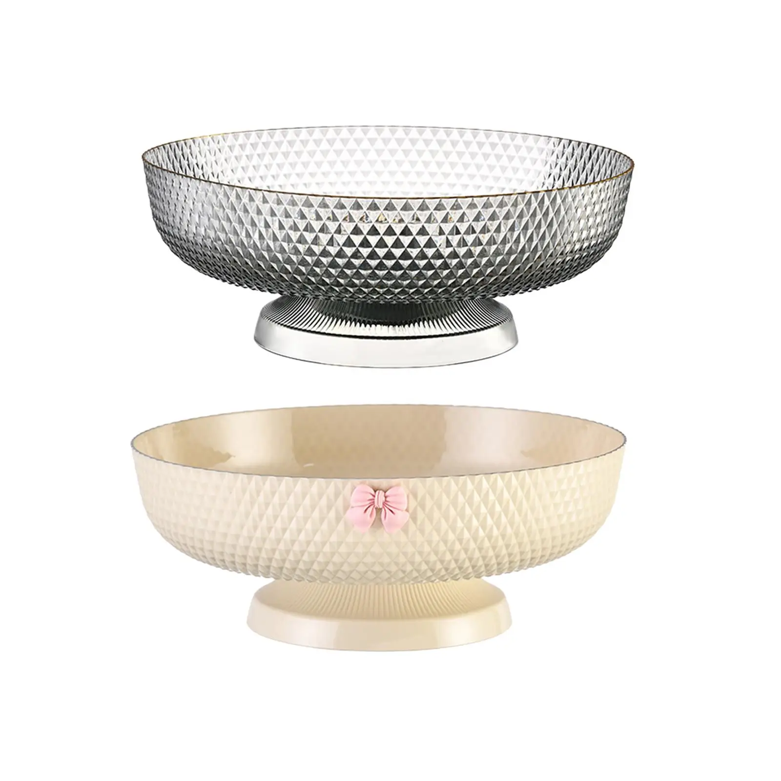 Fruit Bowl Serving Bowl Pedestal Multipurpose Self Draining Fruit Serving Dish for Restaurant Buffet Counter Veggies Fruits