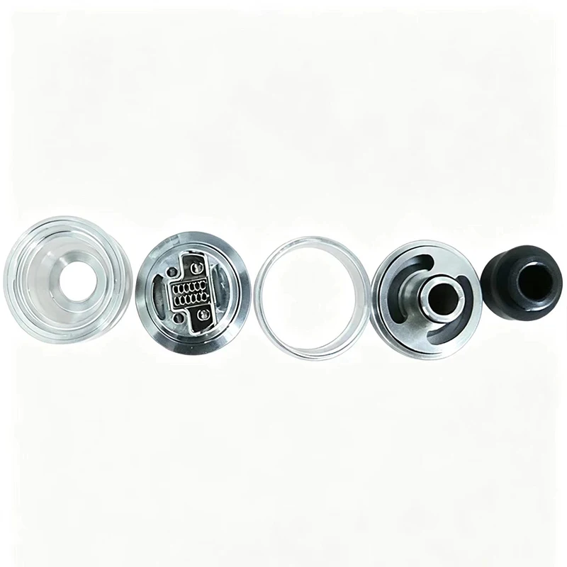 DIY Fat Rabbit RTA Atomizer Tank 28mm 5.5ml Dual Airflow System 810 Drip Tip Postless Building Decorative Spare Part - view 3