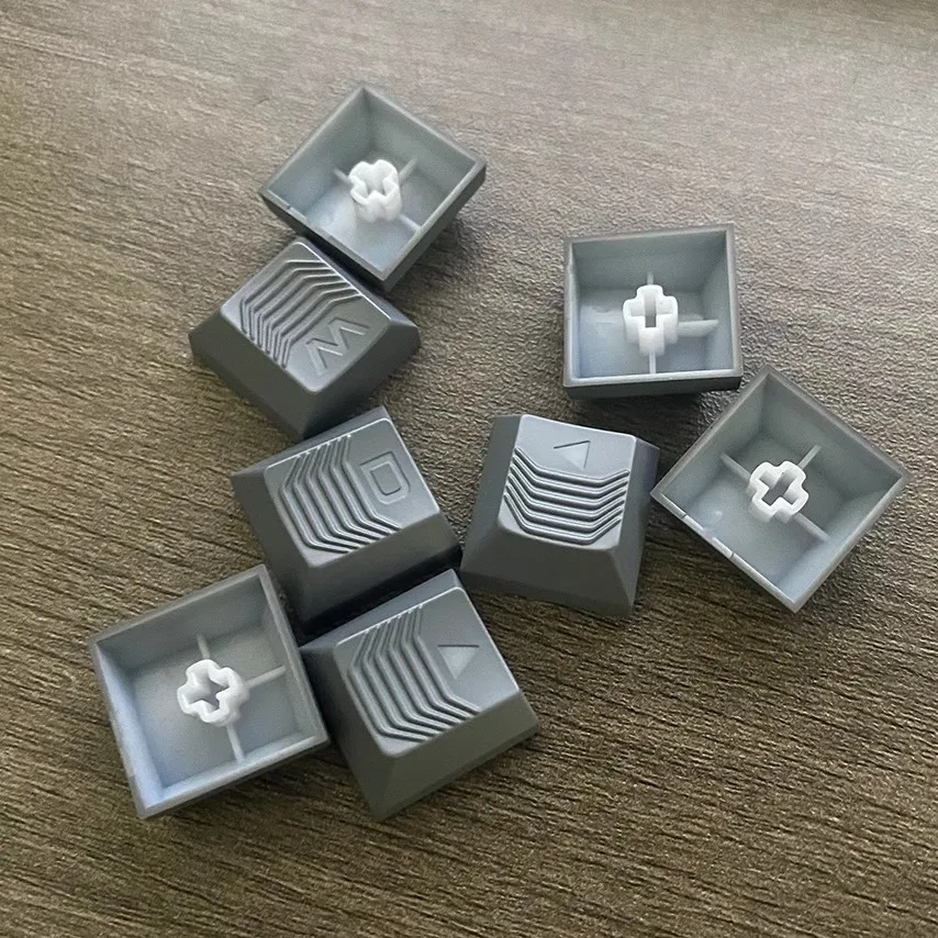 8 Keys/pack Transparent Anti Slip Keycap ABS Cherry Profile Backlit Key Caps WASD+Arrow Keycaps For MX Switch Keyboard