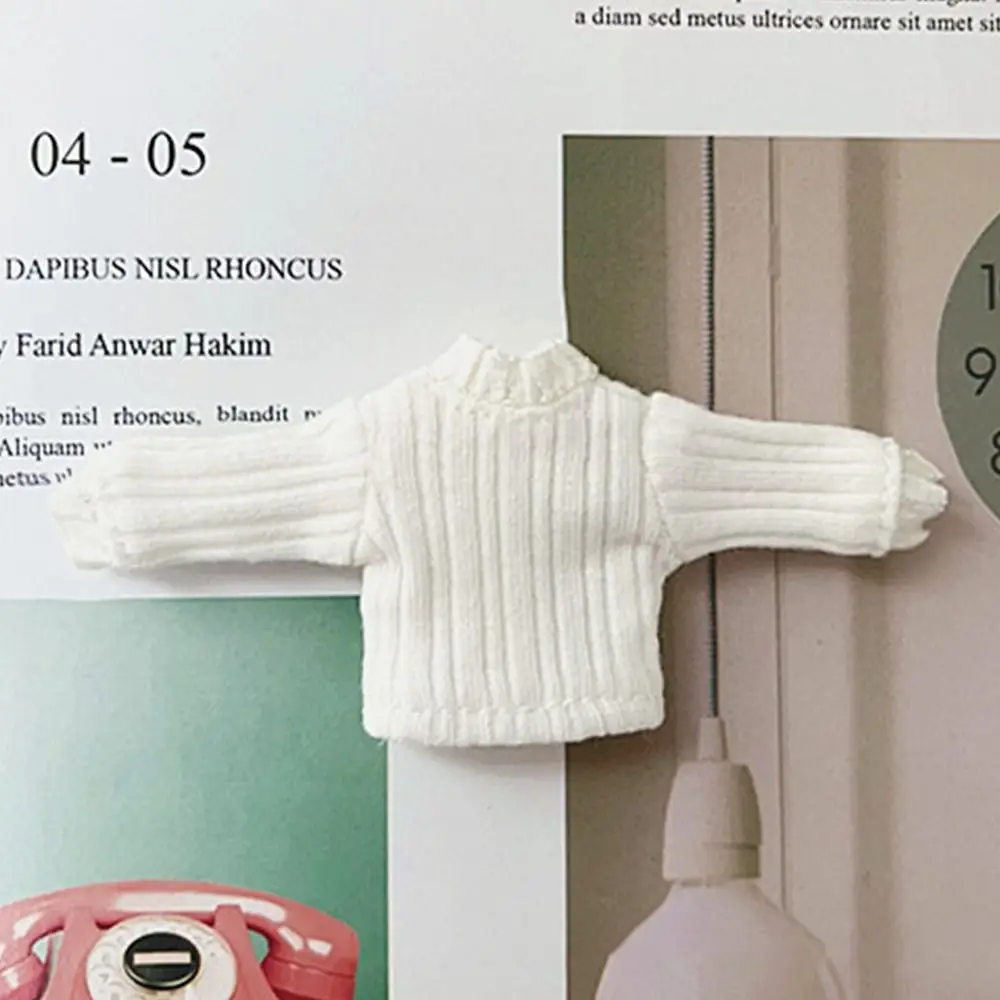 1/11 Poppenkleding Mode Jeans Jurk Overall Voor Ob11 Poppen Casual Draagt Shirt Voor 1/12 Bjd Poppen Kleding