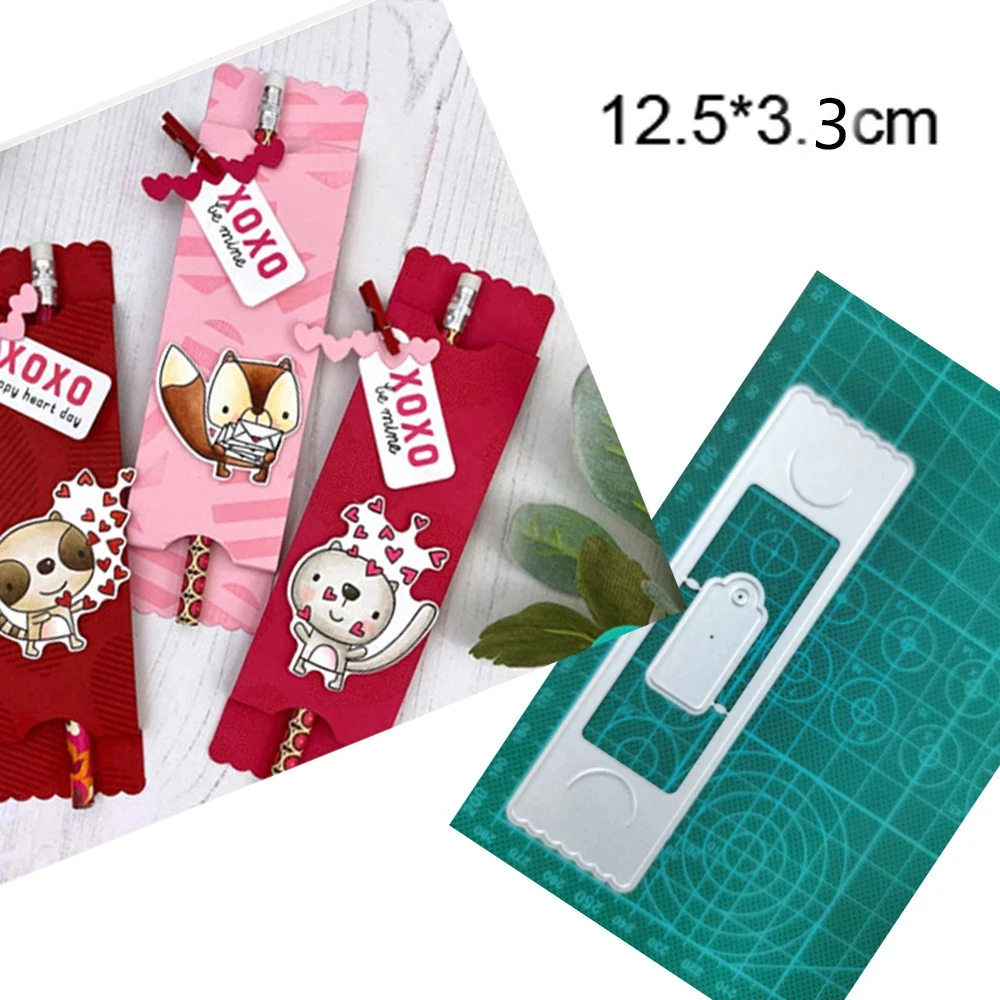 Bag For Pencils 2022 New Arrivals Cutting Dies Metal Scrapbooking Decoration Embossed Photo Album Card Handicrafts