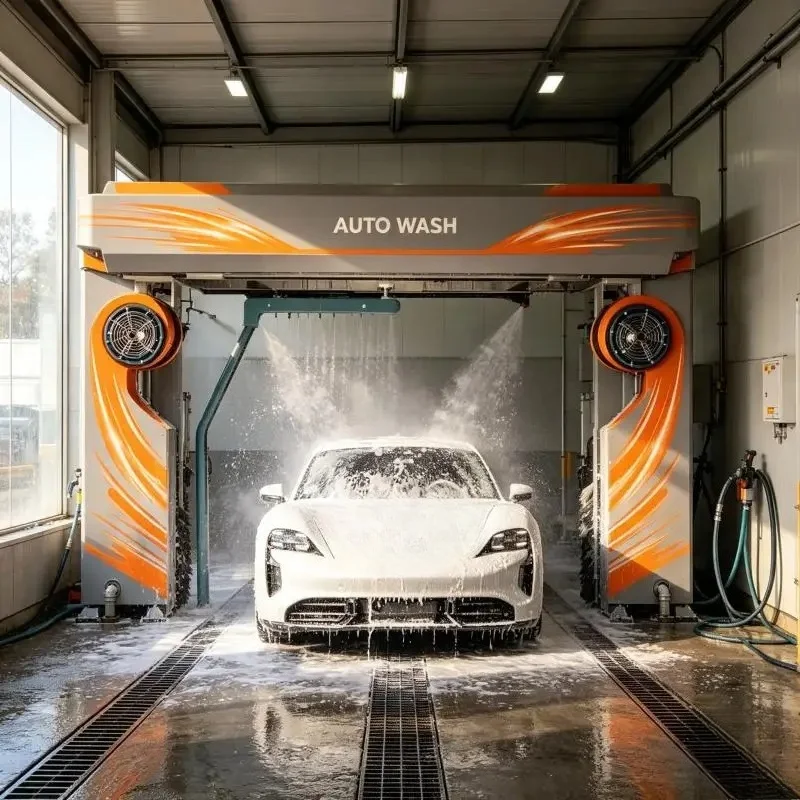 Customized Automatic Car Wash Machine Smart Vehicle Cleaning Technology High Pressure Foam Washing Station