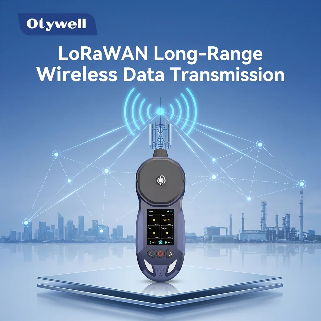 

Long-Range LoraWAN Portable Gas Detector Wireless 5 Gas Analyzer for VOCs Xylene SF6 Refrigeran