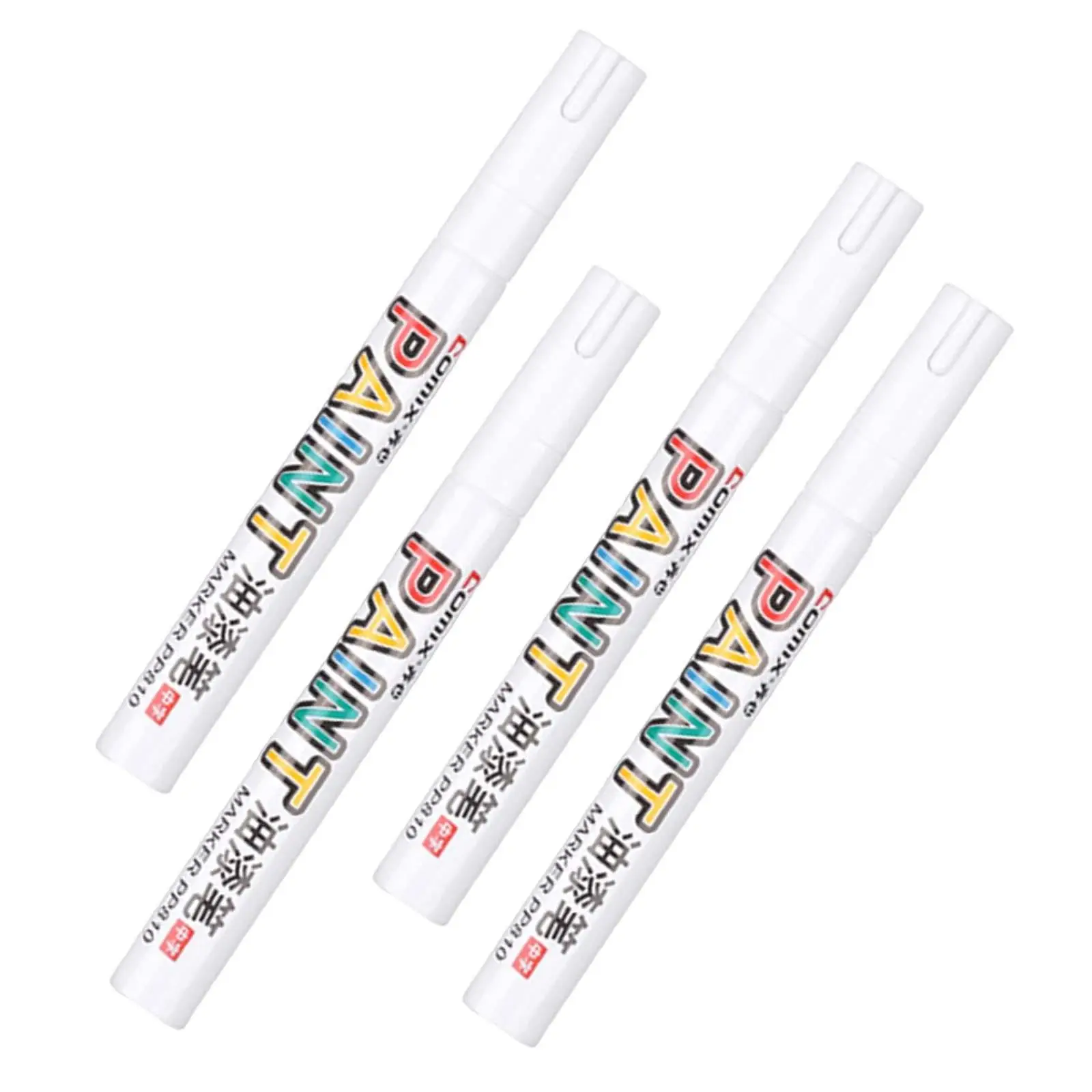 White Permanent Marker,Quick Drying Paint Pen,Waterproof Marker Pen for Bike Car Tyre Tire Wood Fabric Mugs Ceramic