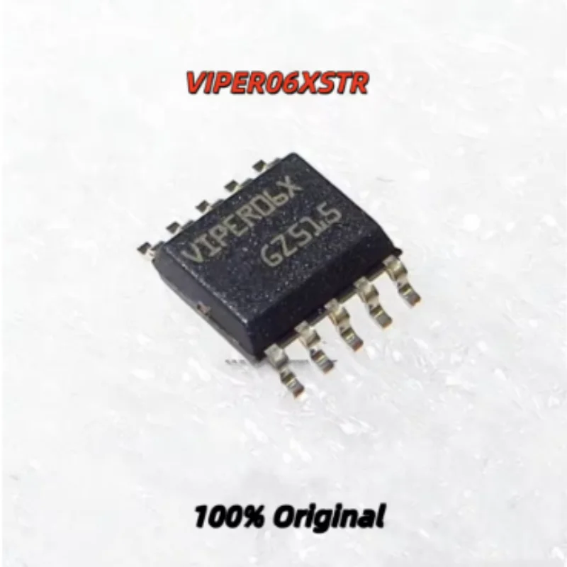 10PCS VIPER06XSTR  AC-DC Controller 8W 30kHz Offline Switcher SSOP-10 SMD Power IC