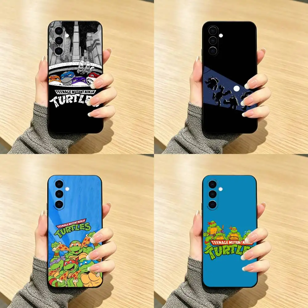 TMNT Top Selling Mens Fave Phone Case Black Silicone Soft For Samsung Galaxy A73,A72,A71,A70,A53,A52,A51