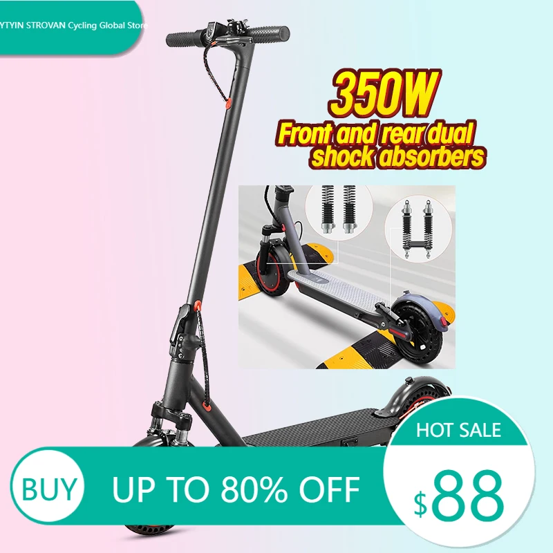 

STLF EU Warehouse New Update Fast Adult Electric Scooter Long Range Folding Full Suspension Powerful Brake Cheap Mobility Scoote