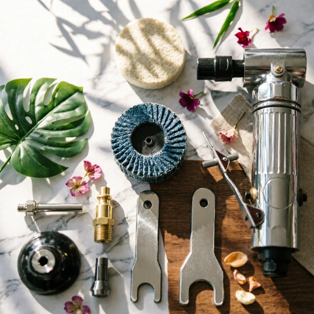 Air Die Grinder Kit Deburring Pneumatic Grinding Tool Set Pneumatic Rotary Grinder Easy to Use Lightweight for Auto Repair