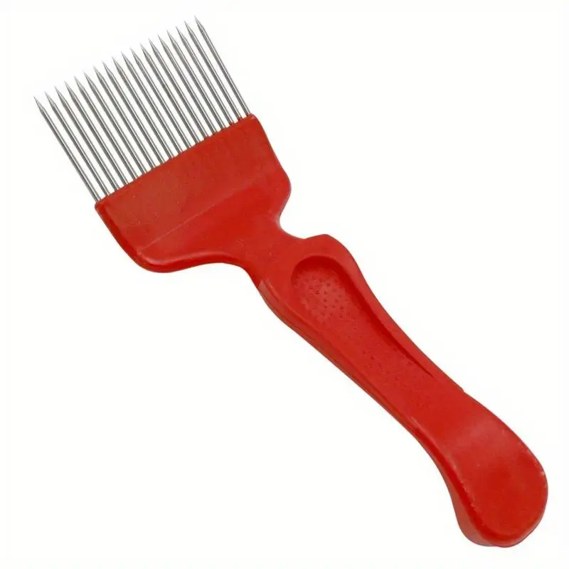 1Pc Beekeeping Shovel Honey Spatula Anti Slip Handle 21 Needle Cut Honey Knife Spur Tooth Beehive Tool