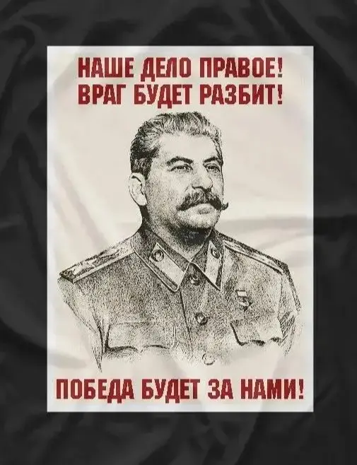 Stalin Soviet Leader USSR Russia Enemy Will Be Defeat Shirts Short  Casual 100% Cotton