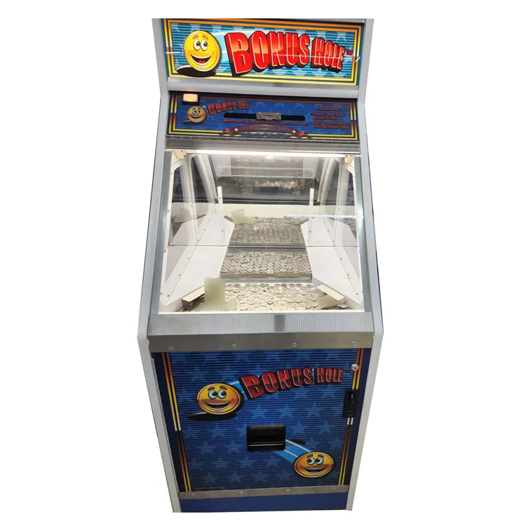 Arcade Ticket Redemption Game Machine Coin Pusher Machine Coin Operated Games Bonus Hole Coin Pusher