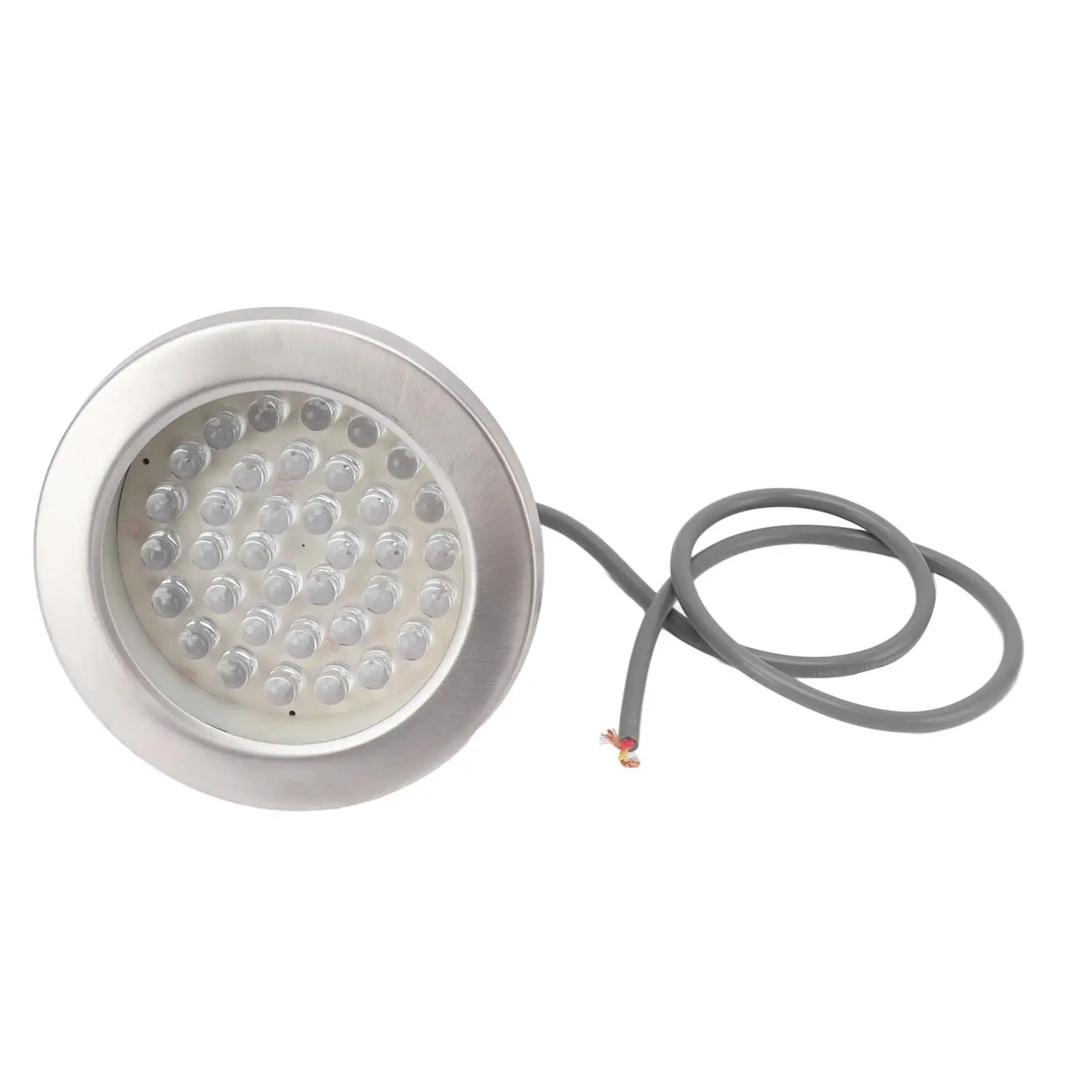 

145MM Waterproof Pool Lights with 36 Beads - Stainless Steel Green for fountain Lighting