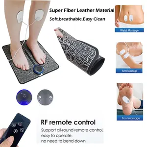 Electric Ems Foot Massager Pad Relax Foot Leg Muscle Massager Matt Shock with remote control and pillows 7 MAIN SALES MASSAGER SHEETS - №8