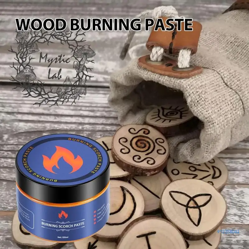 Craft Combustion Gel Easy to Use Torch Pastes Woods Burning Cream for Wood Drop shipping