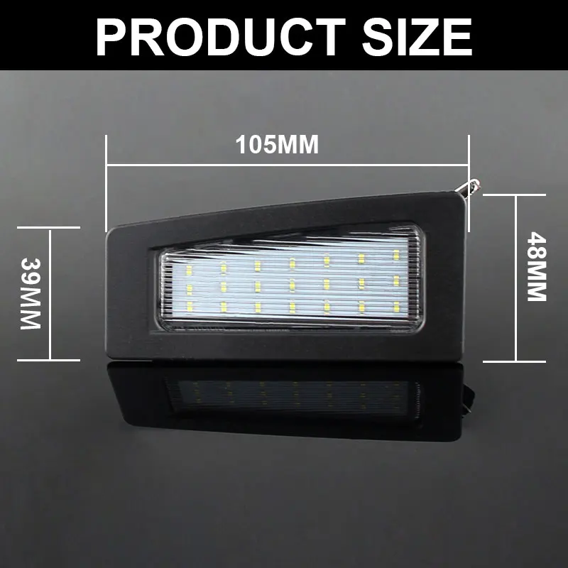 2 قطعة سيارة LED رقم الترخيص لوحة ضوء مصابيح لمازدا 3 Axela 2014-2018 BM BN |   مازدا 2 سيدان 2015-2017 DJ DL، CX-3 2015-2021