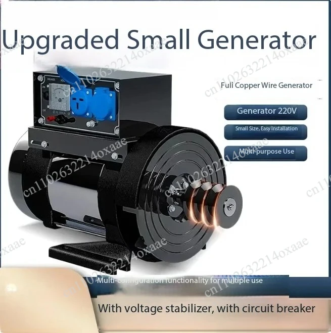

High-Efficiency 10KW Single-Phase Diesel Power Generator, All-Copper Inner Core, Compact Design for Job Sites