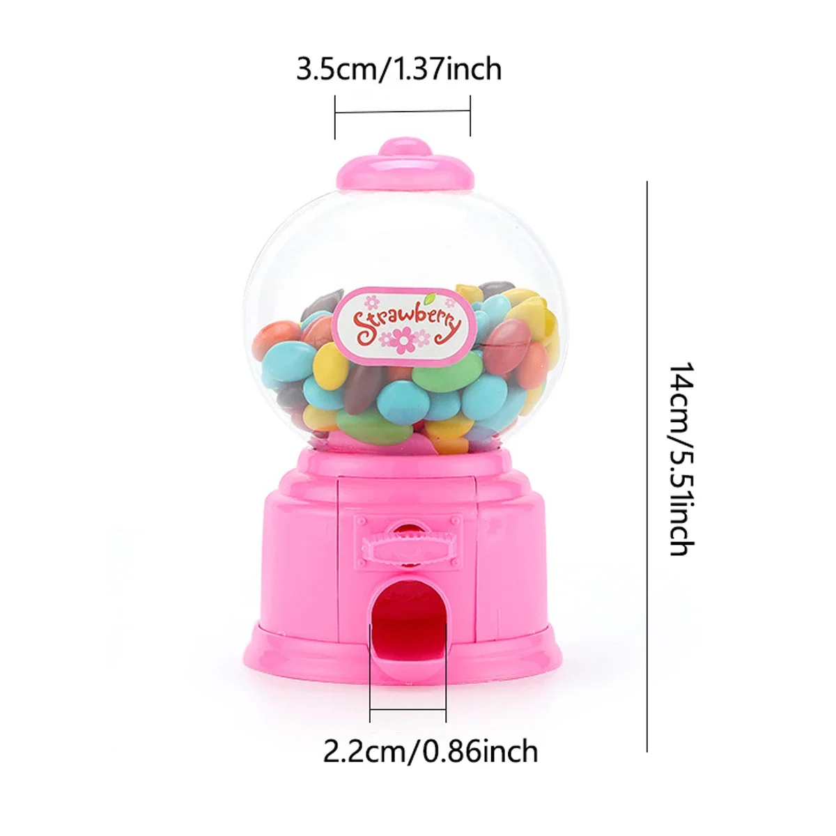 1pc-Cute Gift Mini Twisting Candy Machine Happy Candy Box Twisting Candy Machine Candy Machine Money Storage Can