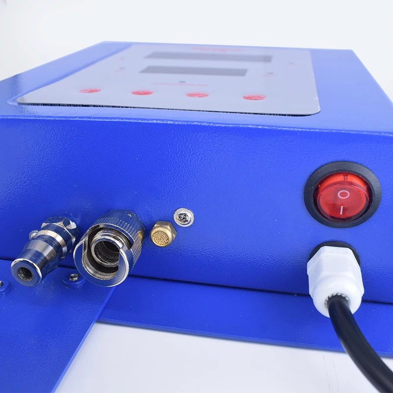 자동차 다이캐스트 전기 공기 펌프 가솔린 주유소 타이어 팽창기 벽걸이형 자동 디지털 타이어 팽창기