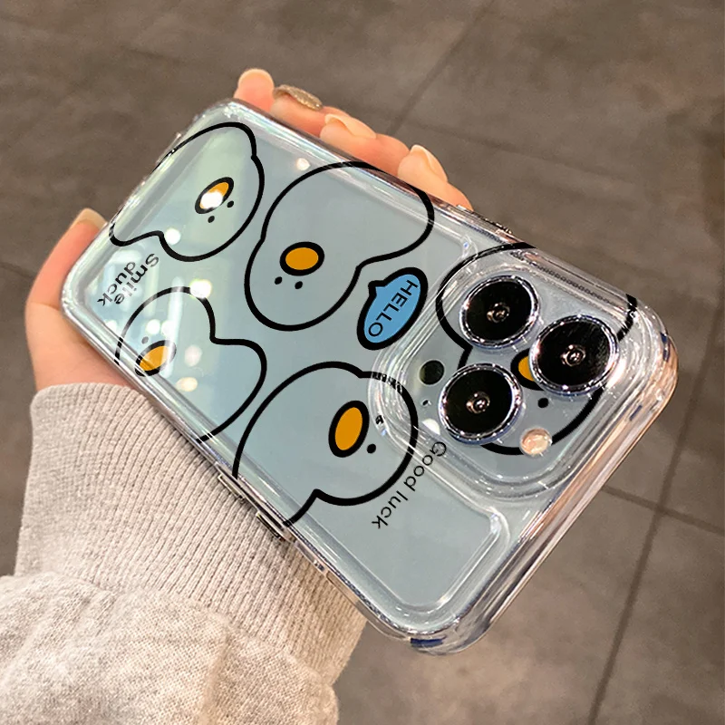 Niedliche Enten-Handyhülle für Samsung Galaxy Note 20 S23 S24 S25 S22 S21 Plus Ultra A15 A16 A35 A34 A55 A54 A53 5G Cover – Detail 2