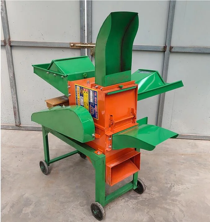 Cheap Price High Capacity Animals Feed Grass Chopper Crusher Machine Straw Corn Stalk Chaff Cutting Shredding Machine