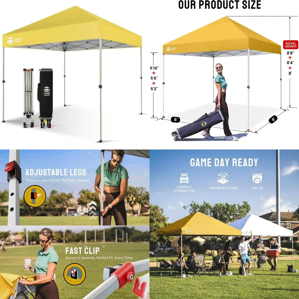 

Быстрая установка на открытом воздухе с всплывающим навесом 8x8 — портативная пляжная палатка для солнцезащитного козырька по мероприятий, вечеринок, кемпинга — беседка Easy One Push