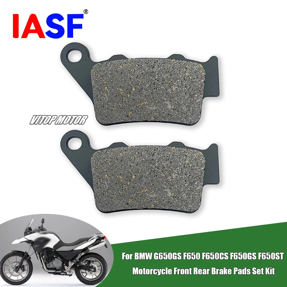 Motorcycle Front Rear Brake Pads Set Kit For BMW G650GS F650 F650CS F650GS F650ST view 6