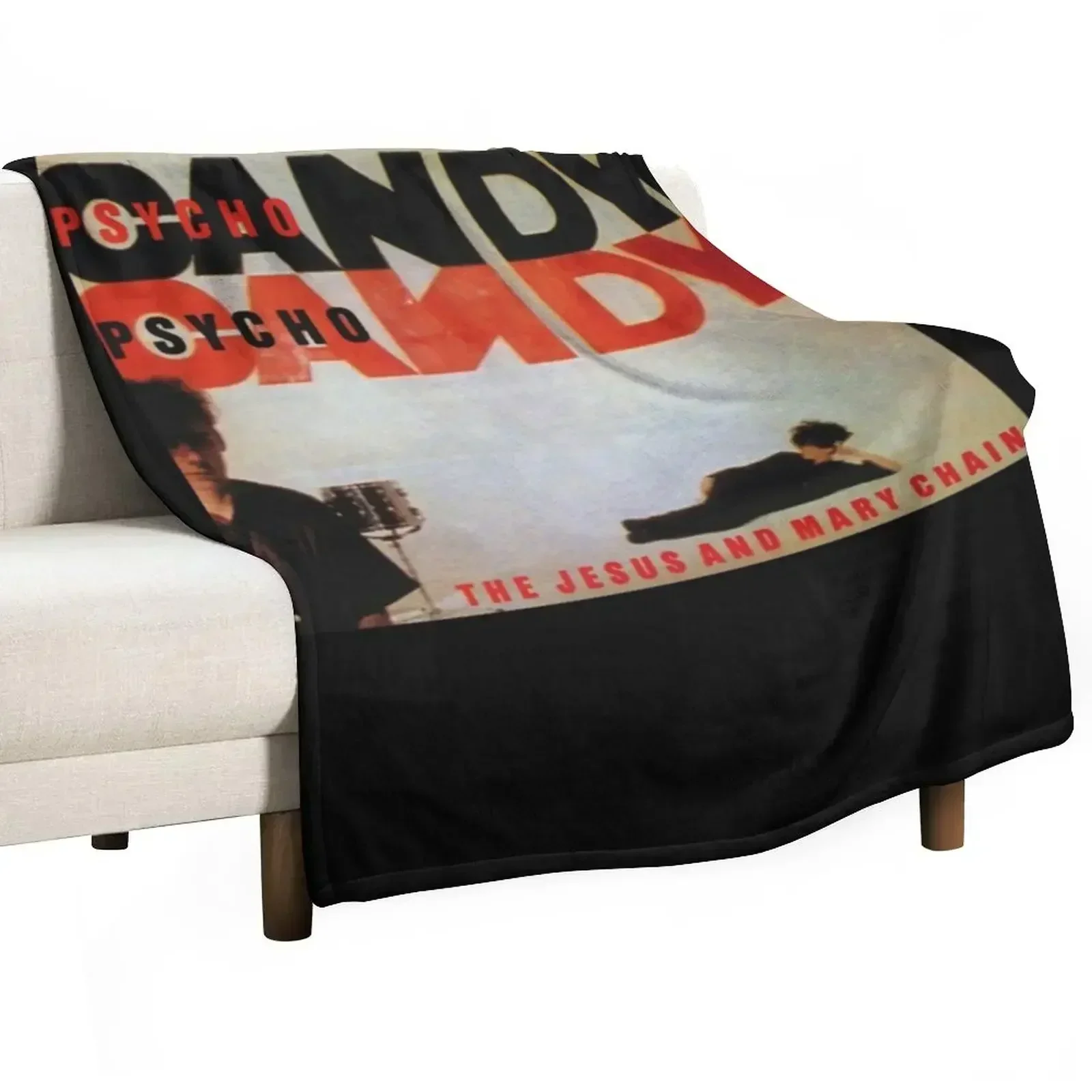 The Jesus And Mary Chain Classic Throw Blanket Thermal blankets and throws Plaid on the sofa Blankets