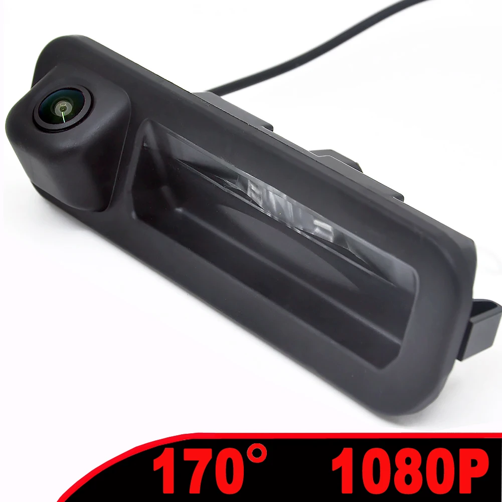 170 ° Камера заднего вида AHD 1080P для Ford Focus 3 MK3 C-MAX Focus 2012 (хэтчбек, седан) с ночным видением для парковки
