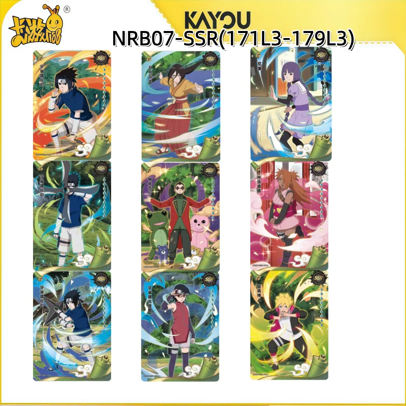 Kayou Naruto Anime Rare Card 7 SeriesCR MR  SP UR SSR Complete Set Collection Card Naruto Shippuden