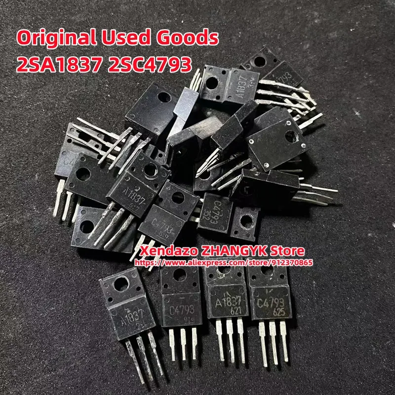 10pairs/lot Original 2SA1837 2SC4793 A1837 C4793 Audio amplifier pairing tube
